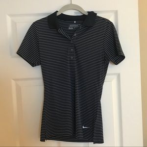 Like new Nike navy short sleeve Dri-Fit golf polo